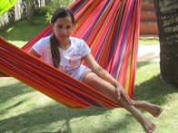 Hammock in durable fabric, Guatemala mix design 