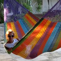 Hammock in Mexican colors and design 
