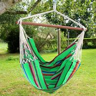 Mexico Green Design in Strong Fabric Hammock Chair