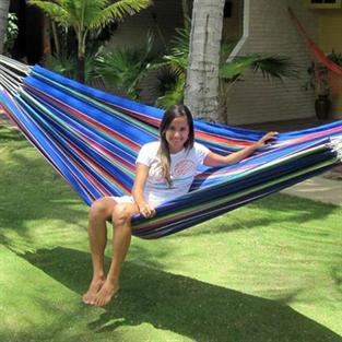 INKA Hammock in colorful fabric for play and enjoyment