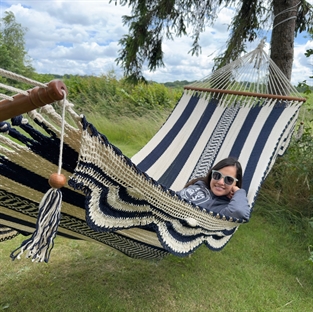 Deco Park hammock with speader bars - NICA double hammock. No. 22