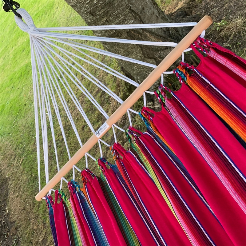 Ingalex Hammock with Wooden Spreader Bar and Hanging Strap American styles 