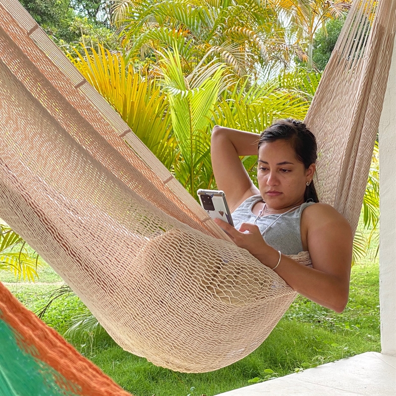 Hammock woven on sale