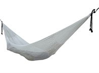 White Woven Hammock Large - DuraSun 100% Outdoor Net Hammock