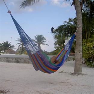 Mexican hammock in nylon No. 4 Large