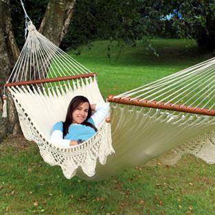 Deco Park hammock with speader bars - NICA double hammock. No. 22