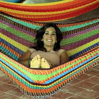 Hammock in Mexican colors and design
