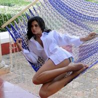 Livia Hammock. Mexican Hammock with Thick Cord Cotton and 120 cm Spreader bars.