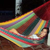 You sleep well in a Mexican hammock 