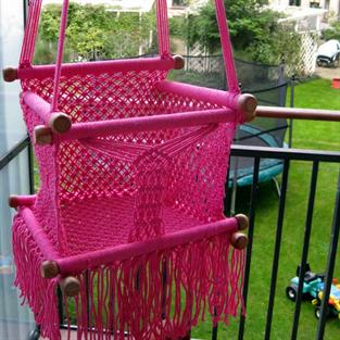 Pink Isabella Baby Swinging Chair